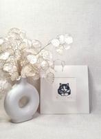 Ets katje in passe partout van 20x20 cm., Minder dan 50 cm, Nieuw, Ophalen of Verzenden, Print