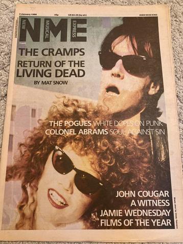 NME 1986 CRAMPS John Cougar Mellencamp POGUES The Servants beschikbaar voor biedingen