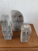 Stone man (stenen beeldjes) 3 Stuks, Antiek en Kunst, Ophalen