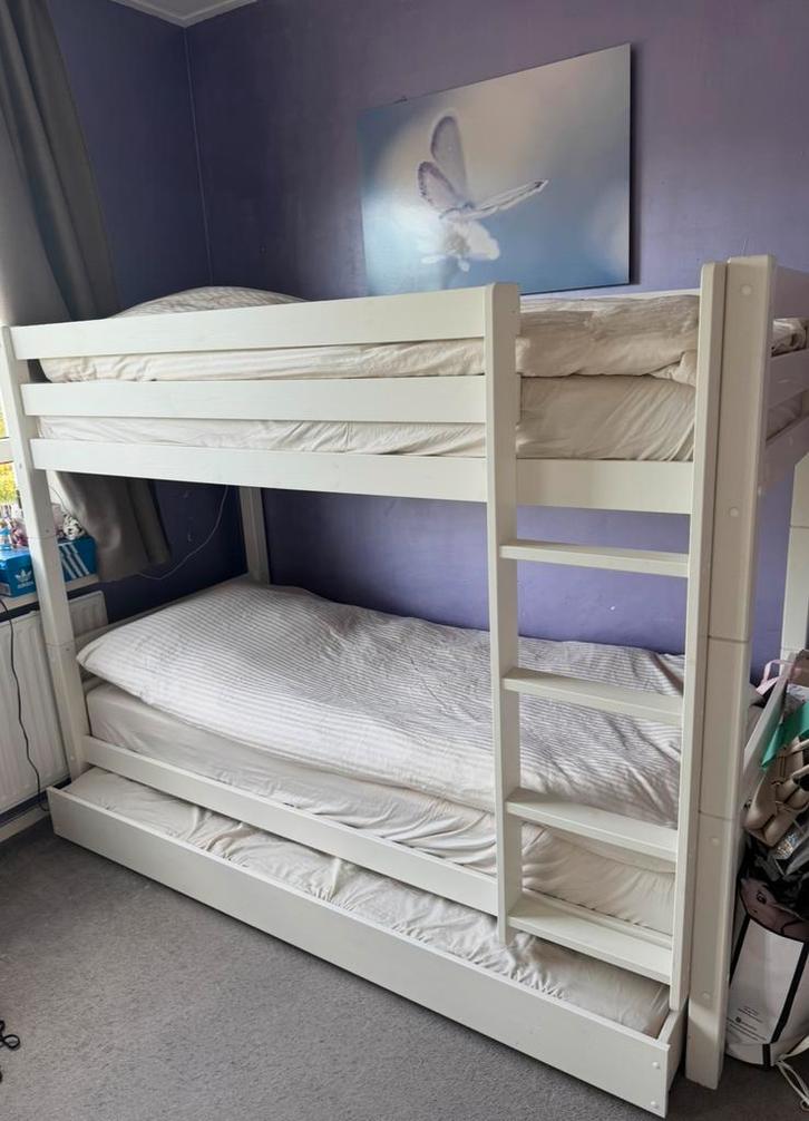 Stapelbed mogelijkheid tot 2 eenpersoonsbedden, Huis en Inrichting, Slaapkamer | Bedden, Zo goed als nieuw, Eenpersoons, 90 cm