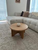 Lichte houtlook salontafel – Japandi stijl interieur!, Ophalen, Overige materialen, 50 tot 100 cm, Rond