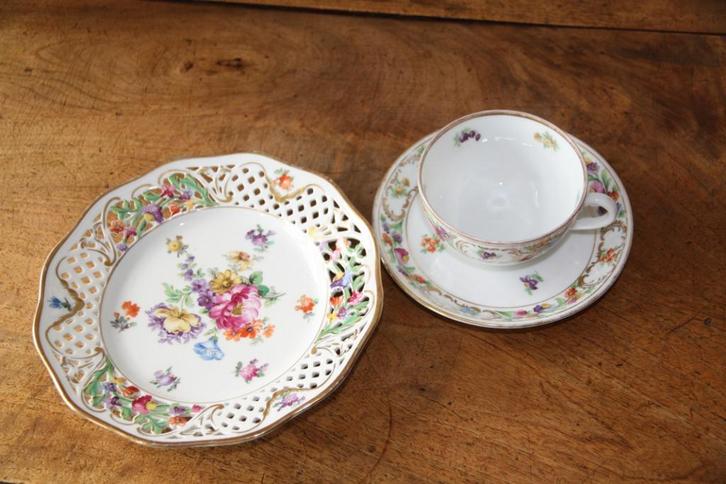 te koop aangeboden antiek theeservies, Antiek en Kunst, Antiek | Porselein, Ophalen
