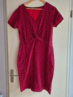 Juffrouw Jansen Roze Luipaardjurk - Maat XXL, Maat 42/44 (L), Ophalen of Verzenden, Roze, Gedragen