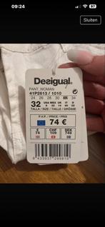 Nieuwe Desigual broek wit met kaartje, Ophalen of Verzenden, Nieuw, Wit, Lang
