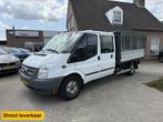Ford Transit 330L 2.2 TDCI PICK UP Dubbele Cabine AIRCO 6-Pe, Auto's, Euro 5, Gebruikt, 4 cilinders, 7 stoelen