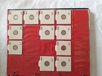 Verzameling nederlandse munten, ook wat zilver. beschikbaar voor biedingen