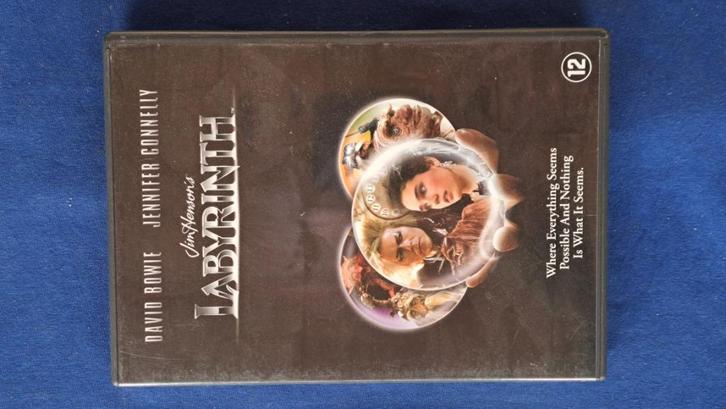Labyrint "Jennifer Connelly, David Bowie", Cd's en Dvd's, Dvd's | Kinderen en Jeugd, Gebruikt, Alle leeftijden, Ophalen of Verzenden