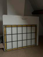 Origineel glas in lood raam voor binnen, Doe-het-zelf en Verbouw, Glas en Ramen, Ophalen, Gevelraam of Ruit, Gebruikt, 80 tot 120 cm