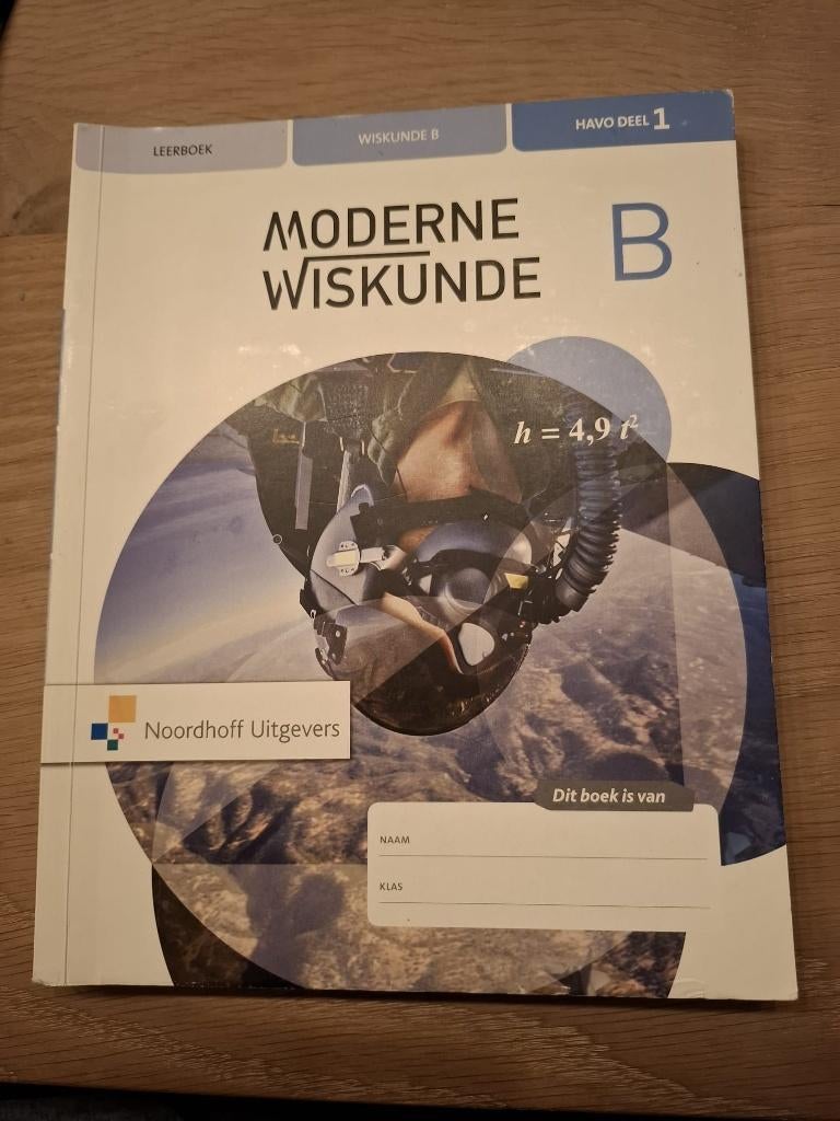 !! Moderne Wiskunde B deel 1 Havo !!, Boeken, HAVO, Ophalen of Verzenden, Zo goed als nieuw, Wiskunde B