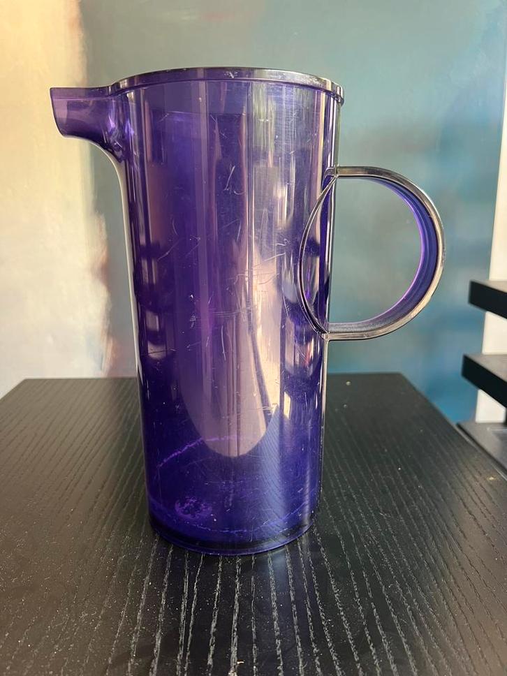 Dansk design vintage waterkan kunststof paars, Antiek en Kunst, Antiek | Woonaccessoires, Ophalen of Verzenden