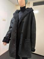 Werner Christ . Zwarte lammy coat met capuchon mt42-46, Kleding | Dames, Ophalen of Verzenden, Maat 42/44 (L), Zwart