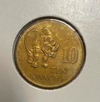 10 kwacha Zambia 1992, Postzegels en Munten, Munten | Afrika, Ophalen of Verzenden, Zambia