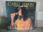 LP Vinyl. Carly Simon. You're so vain., Ophalen of Verzenden, Gebruikt, Overige formaten, Overige soorten