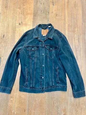 Vintage Levi’s Denim Spijkerjack Unisex Zwart XL beschikbaar voor biedingen