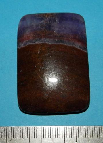 Paarse Kant Chalcedoon cabochon - 47x32,8mm beschikbaar voor biedingen