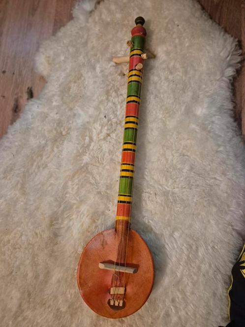 Guembri, kleine gitaar, snaar instrument, Muziek en Instrumenten, Snaarinstrumenten | Overige, Zo goed als nieuw, Overige typen