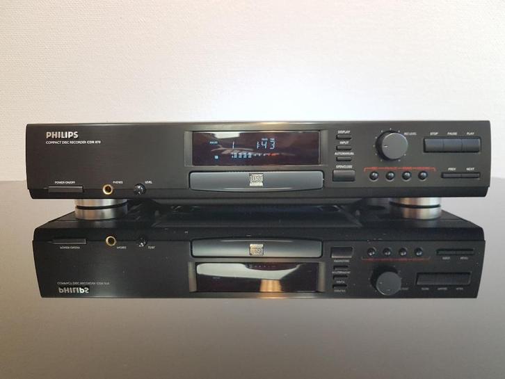 ✅ Philips CDR870 CD-speler-recorder, Audio, Tv en Foto, Cd-spelers, Gebruikt, Philips, Ophalen of Verzenden