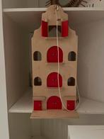 Houten poppenhuis, Ophalen, Zo goed als nieuw, Poppenhuis