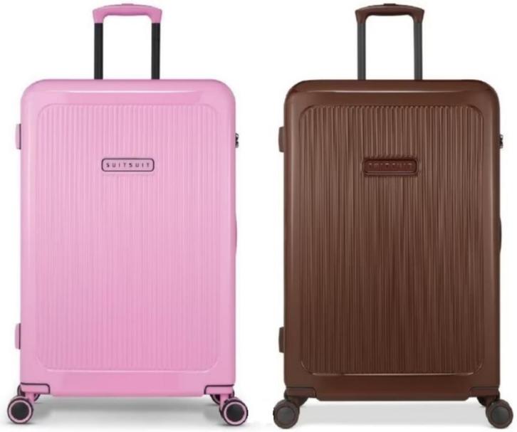 ✅NIEUW✅ SUITSUIT koffer Handbagage Set 76 cm 2-delig, Sieraden, Tassen en Uiterlijk, Koffers, Nieuw, Hard kunststof, 70 cm of meer