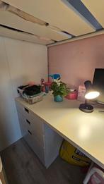 IKEA Hoogslaper met Bureau & Kast - Wit, Kinderen en Baby's, Kinderkamer | Stapelbedden en Hoogslapers, Ophalen, Gebruikt, Hoogslaper