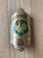 Balhoofdplaatje en spatbordplaatje, Fietsen en Brommers, Frame, Verzenden, Oldtimer, Goudhaantje