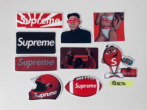 Supreme hypebeast streetwear laptop koffer koelkast stickers, Verzamelen, Stickers, Nieuw, Merk, Ophalen of Verzenden