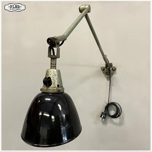 Industriele Curt Fischer Midgard lamp  Tafellamp Wandlamp, Huis en Inrichting, Lampen | Wandlampen, Gebruikt, Metaal, Ophalen