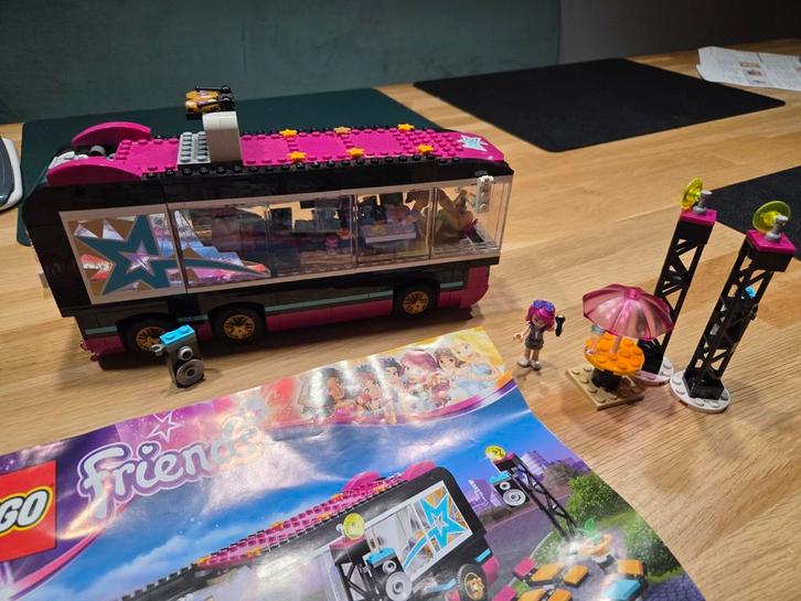 LEGO Friends Tourbus, Kinderen en Baby's, Speelgoed | Duplo en Lego, Zo goed als nieuw, Lego, Complete set, Ophalen of Verzenden