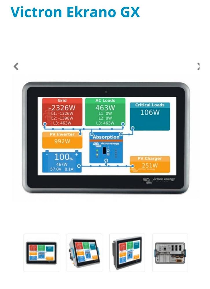 victron Ekrano, Watersport en Boten, Navigatiemiddelen en Scheepselektronica, Nieuw, Overige typen, Ophalen of Verzenden