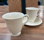 Wedgwood Edme Kopjes & Schotel Set, Ophalen of Verzenden, Zo goed als nieuw, Wedgwood, Kop(pen) en/of Schotel(s)