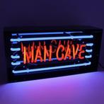 Neon MANCAVE (rood-blauw) Vaderdag kado, Ophalen of Verzenden, Nieuw, Lichtbak of (neon) lamp