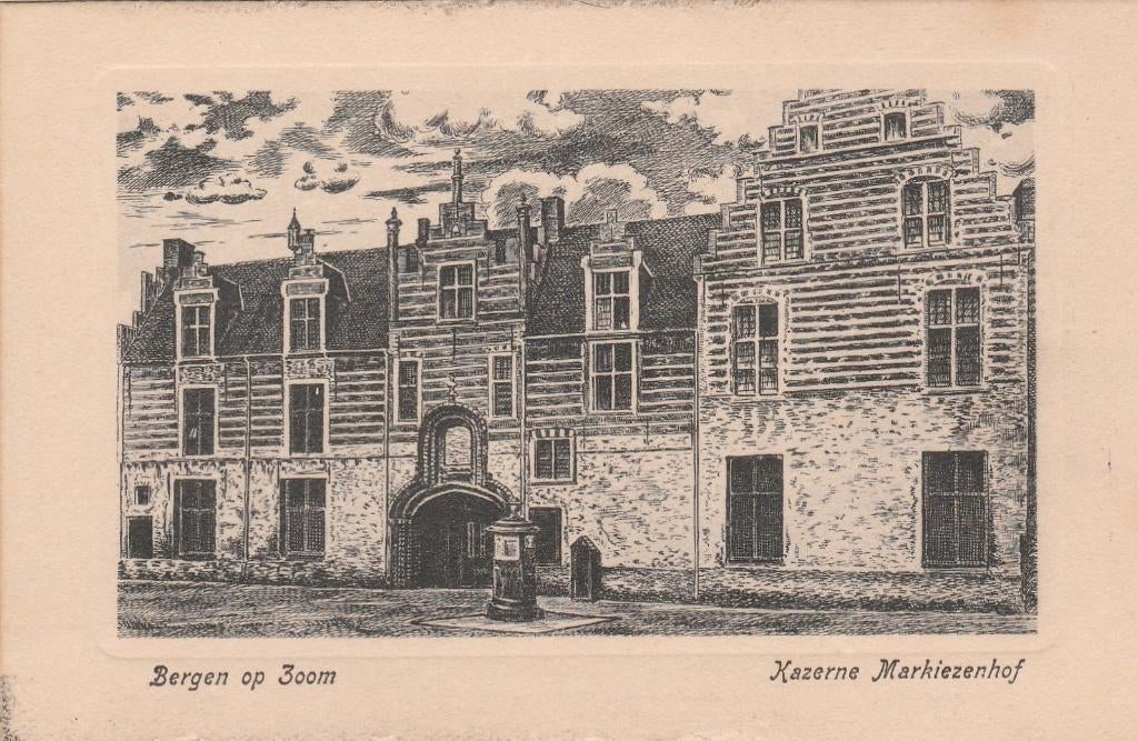 bergen op zoom- markiezenhof, Ophalen of Verzenden, Voor 1920, Noord-Brabant