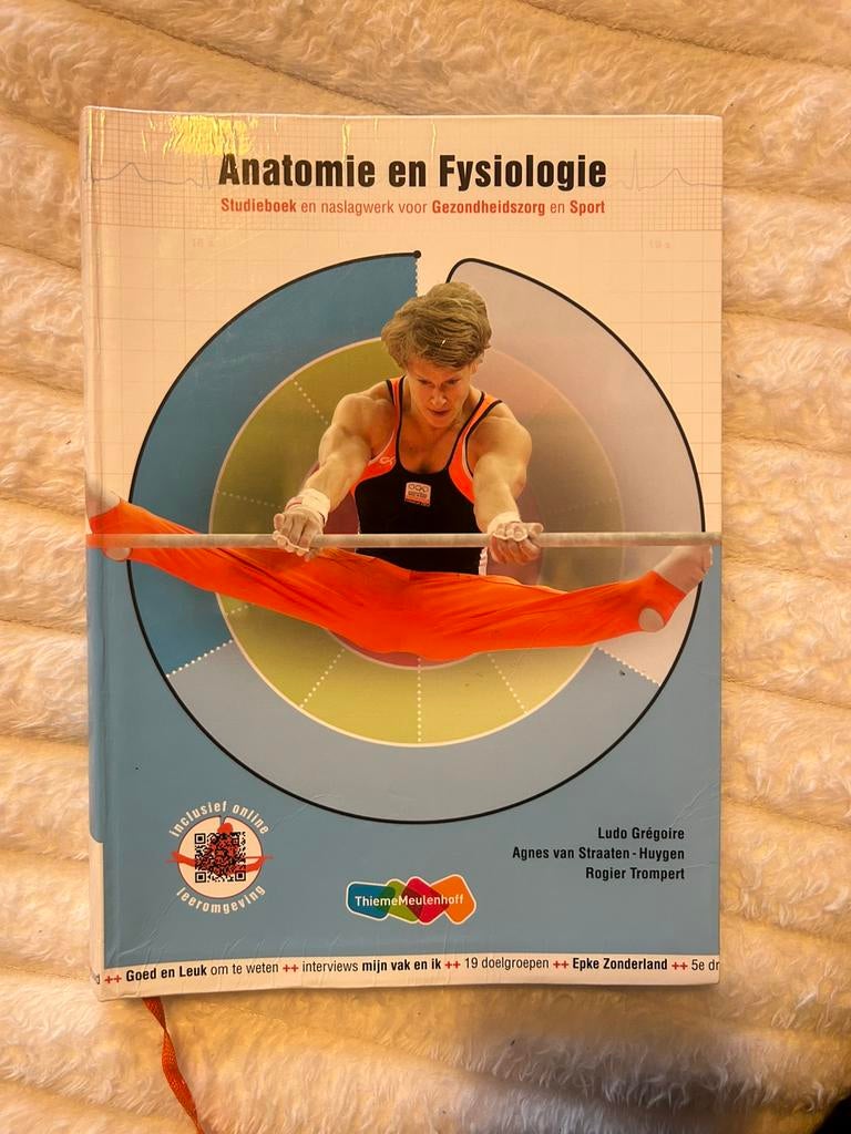Anatomie en fysiologie - 5e druk inclusief Online, Boeken, Ophalen of Verzenden, Zo goed als nieuw, Agnes van Straaten-Huygen; Ludo Grégoire