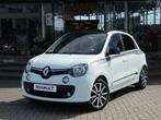 Renault Twingo TCe 90pk La Parissiene / CabrioTop / Schuifda, Auto's, Keurmerk '100% Onderhouden', Twingo, Zwart, Leder en Stof
