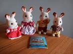 Sylvanian families chocolade konijnen familie compleet, Verzamelen, Ophalen of Verzenden, Zo goed als nieuw, Poppenhuis
