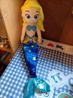 Grote zeemeermin knuffel blauw Eddy Toys 67 cm groot, Ophalen of Verzenden