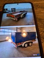 Aanhangwagen geremd met huif - 2000 kg, Auto diversen, Aanhangers en Bagagewagens, Ophalen of Verzenden, Gebruikt