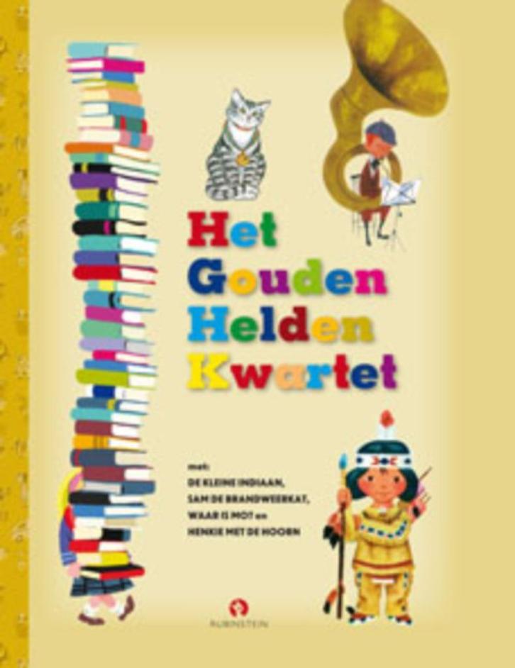 Gouden boek: Het Gouden Helden Kwartet, Boeken, Kinderboeken | Kleuters, Zo goed als nieuw, Fictie algemeen, 4 jaar, Jongen of Meisje