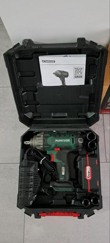 Parkside 20V Slagmoersleutel met accu en lader – Nieuw! beschikbaar voor biedingen