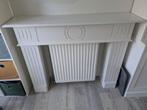 Radiator ombouw wit en grijs, Ophalen, Gebruikt, Vrijstaande haard, Elektrische haard