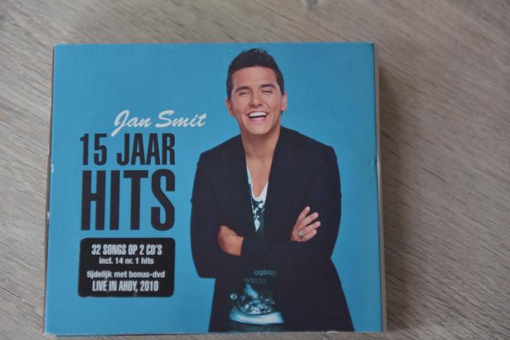 JAN SMIT - 15 JAAR HITS 2CDbox + Bonus DVD, Cd's en Dvd's, Cd's | Nederlandstalig, Zo goed als nieuw, Pop, Boxset, Verzenden