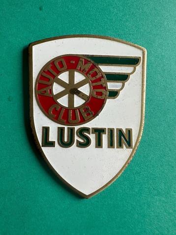 Mooi Auto Moto Club LUSTIN badge bordje. Voor Uw oldtimer. beschikbaar voor biedingen