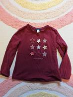 Okaidi bordeaux rood longsleeve maat 110 met sterren, Meisje, Ophalen of Verzenden, Zo goed als nieuw, Shirt of Longsleeve