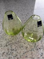 Leonardo Vazen Set - Groen Glas, Ophalen of Verzenden, Minder dan 50 cm, Groen, Glas