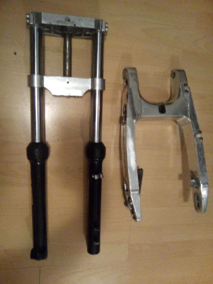 Crossmotor voorvork, Fietsen en Brommers, Minibikes, Midibikes en Pitbikes, Gebruikt, Dirtbike, Ophalen of Verzenden