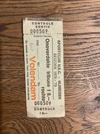 TICKET NEC-VOLENDAM 78-79, Ophalen of Verzenden, Zo goed als nieuw, Overige binnenlandse clubs, Overige typen