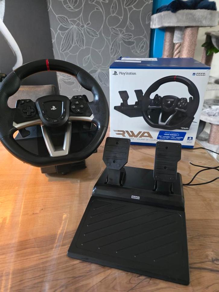 Hori Racing Wheel APEX - PS5/PS4/PC Racestuur, Spelcomputers en Games, Spelcomputers | Sony PlayStation Consoles | Accessoires