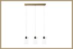 Moderne hanglamp Vancouver Light & Living brons & glas, Ophalen of Verzenden, Zo goed als nieuw, Glas, Minder dan 50 cm