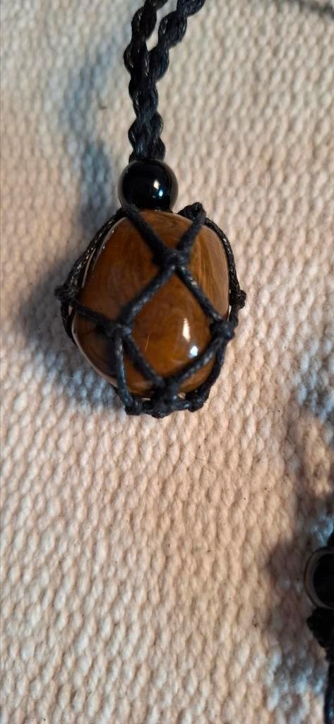 Tiger eye necklace, Sieraden, Tassen en Uiterlijk, Kettinghangers, Nieuw, Overige materialen, Overige voorstellingen, Ophalen of Verzenden