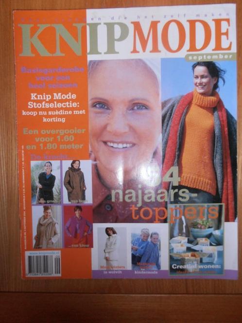 Knipmode september 2000 Basisgarderobe, Hobby en Vrije tijd, Kledingpatronen, Zo goed als nieuw, Vrouw, Knipmode, Ophalen of Verzenden